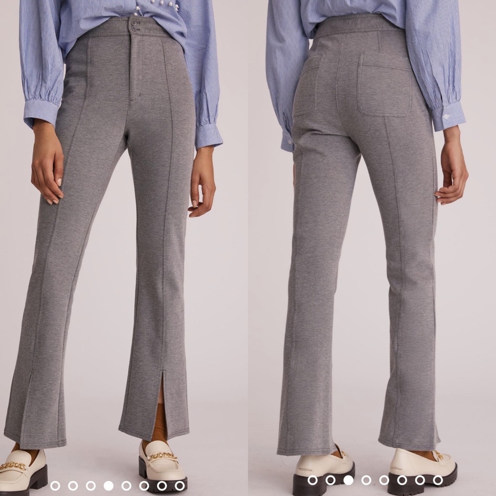Anthropologie | Seamed Flare Pants